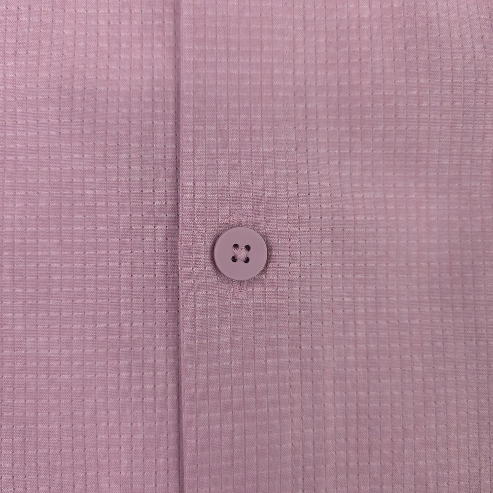 Lululemon Shirt Mens XXL Pink Check Long Sleeve Button Up New Venture Casual - Picture 4 of 14